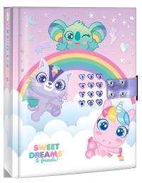 Pamiętnik na kod z efektami dźwiękowymi Sweet Dreams KL11680. Wydawca: Kids Euroswan. Dobreksiazki.pl Opakowanie Pamiętnik na kod z efektami dźwiękowymi Sweet Dreams KL11680