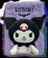 Pamiętnik pluszowy A5 3D Kuromi KU00010. Wydawca: Kids Euroswan. Dobreksiazki.pl Opakowanie Pamiętnik pluszowy A5 3D Kuromi KU00010
