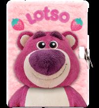 Pamiętnik pluszowy A5 3D Lotso LTS00009. Wydawca: Kids Euroswan. Dobreksiazki.pl Opakowanie Pamiętnik pluszowy A5 3D Lotso LTS00009