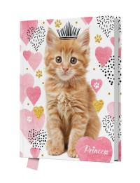 Opakowanie Pamiętnik z kłódką Princess Cat 80k. 14x18cm