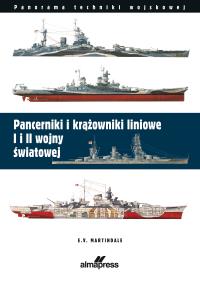 Okładka książki Pancerniki i krążowniki liniowe I i II wojny światowej
