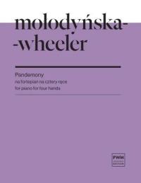 Okładka książki Pandemony na fortepian na cztery ręce