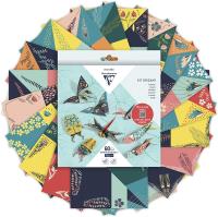 Papier origami KIT Owady 3 formaty 60 arkuszy. Wydawca: Clairefontaine. Dobreksiazki.pl Opakowanie Papier origami KIT Owady 3 formaty 60 arkuszy