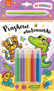 Okładka książki Piaskowe malowanki. W dżungli