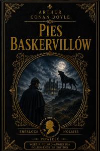 Okładka książki Pies Baskervillów / The Hound of the Baskervilles wyd. dwujęzyczne