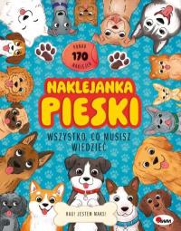 Okładka książki Pieski. Naklejanka