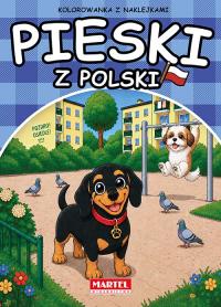 Okładka książki Pieski z Polski. Kolorowanka z naklejkami
