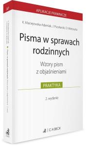 Okładka książki Pisma w sprawach rodzinnych. Wzory pism...