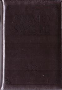 Pismo Święte w etui brązowe. Autor: Praca zbiorowa. Dobreksiazki.pl Okładka książki Pismo Święte w etui brązowe