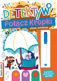 Okładka książki Piszę i zmazuję detektyw połącz kropki