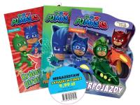 PJ Masks. Megazestaw. Autor: Praca zbiorowa. Dobreksiazki.pl Okładka książki PJ Masks. Megazestaw