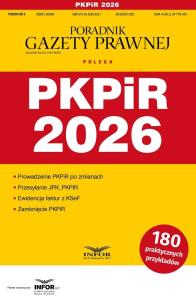 Okładka książki PKPiR 2026. Podatki 8/2025