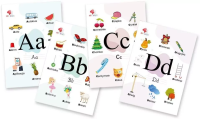 Plansze edukacyjne Alfabet A5. Wydawca: All4Kids. Dobreksiazki.pl Opakowanie Plansze edukacyjne Alfabet A5