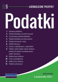 Podatki - 9.10.2025. Autor:   Praca zbiorowa. Dobreksiazki.pl Okładka książki Podatki - 9.10.2025