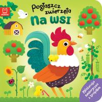 Pogłaszcz zwierzęta. Na wsi. Książeczka sensoryczna z brokatem. Autor: Michalec Bogusław. Dobreksiazki.pl Okładka książki Pogłaszcz zwierzęta. Na wsi. Książeczka sensoryczna z brokatem