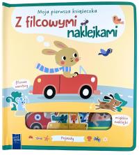 Okładka książki Pojazdy. Moja pierwsza książeczka z filcowymi naklejkami