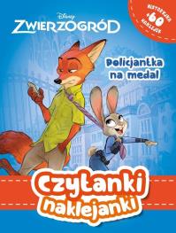 Policjantka na medal. Disney Zwierzogród. Czytanki naklejanki. Autor: Siwak Ilona. Dobreksiazki.pl Okładka książki Policjantka na medal. Disney Zwierzogród. Czytanki naklejanki