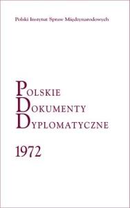 Okładka książki Polskie Dokumenty Dyplomatyczne 1972