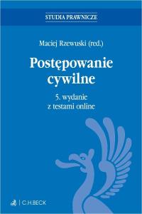 Postępowanie cywilne z testami online. Autor: Praca zbiorowa. Dobreksiazki.pl Okładka książki Postępowanie cywilne z testami online