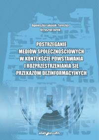 Okładka książki Postrzeganie mediów społecznościowych w...