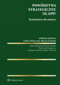 Okładka książki Powództwa strategiczne (SLAPP). Komentarz do ustawy