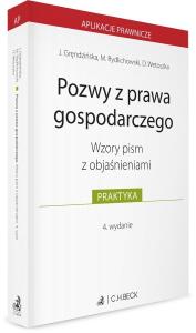 Okładka książki Pozwy z prawa gospodarczego. Wzory pism...