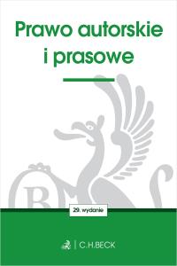 Okładka książki Prawo autorskie i prasowe wyd. 29