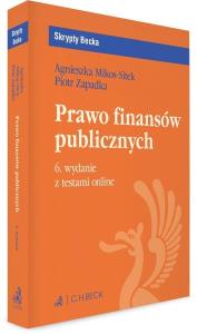 Prawo finansów publicznych z testami online. Autor: dr Agnieszka Mikos-Sitek, dr hab. Piotr Zapadka, prof. UKSW. Dobreksiazki.pl Okładka książki Prawo finansów publicznych z testami online