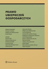Okładka książki Prawo ubezpieczeń gospodarczych