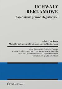 Okładka książki Problemy prawne i legislacyjne uchwał reklamowych