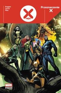 Przeznaczenie X. X-Men. Tom 1. Autor: Javier Pina, Pepe Larraz, C.F. Villa, Gerry Duggan. Dobreksiazki.pl Okładka książki Przeznaczenie X. X-Men. Tom 1