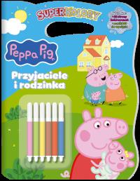 Okładka książki Przyjaciele i rodzinka. Świnka Peppa. Superkolory