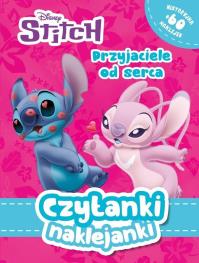 Przyjaciele od serca. Disney Stitch. Czytanki naklejanki. Autor: Siwak Ilona. Dobreksiazki.pl Okładka książki Przyjaciele od serca. Disney Stitch. Czytanki naklejanki