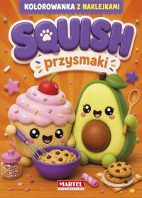 Okładka książki Przysmaki. Squish. Kolorowanka z naklejkami