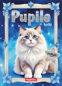 Okładka książki Pupile. Kotki z naklejkami