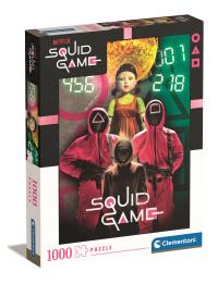 Puzzle 1000 Netflix Squid Game 39693. Wydawca: Clementoni. Dobreksiazki.pl Opakowanie Puzzle 1000 Netflix Squid Game 39693