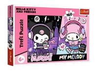 Opakowanie Puzzle 160 Kuromi rządzi Hello Kitty TREFL