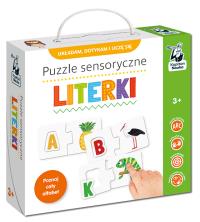 Puzzle sensoryczne Literki Kapitan Nauka. Wydawca: Edgard PAP. Dobreksiazki.pl Opakowanie Puzzle sensoryczne Literki Kapitan Nauka