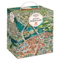 Puzzlove CzuCzu Miasto Wrocław 1000el. Wydawca: Bright Junior Media. Dobreksiazki.pl Opakowanie Puzzlove CzuCzu Miasto Wrocław 1000el