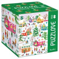 Puzzlove CzuCzu Zimowe spotkania 150el. Wydawca: Bright Junior Media. Dobreksiazki.pl Opakowanie Puzzlove CzuCzu Zimowe spotkania 150el