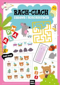 Rach-ciach zabawa i koncentracja. Autor: Opracowanie zbiorowe. Dobreksiazki.pl Okładka książki Rach-ciach zabawa i koncentracja