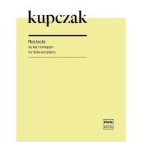 Okładka książki Res facta na flet i fortepian