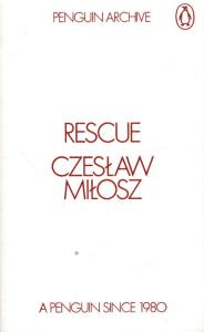 Rescue. Autor: Miłosz Czeslaw. Dobreksiazki.pl Okładka książki Rescue