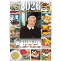 Rok pełen smaku 2026 Kalendarz z przepisami. Autor: Anastazja Pustelnik FDC. Dobreksiazki.pl Okładka książki Rok pełen smaku 2026 Kalendarz z przepisami