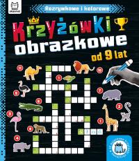 Okładka książki Rozrywkowe i kolorowe. Od 9 lat. Krzyżówki obrazkowe