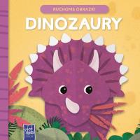 Ruchome obrazki. Dinozaury. Autor: Praca zbiorowa. Dobreksiazki.pl Okładka książki Ruchome obrazki. Dinozaury