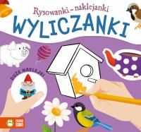 Rysowanki-naklejanki. Wyliczanki. Autor: Kamila Zialos. Dobreksiazki.pl Okładka książki Rysowanki-naklejanki. Wyliczanki