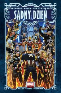 Sądny dzień. Autor: Schiti Valerio, Ivan Fiorelli, Dustin Weaver, Federico Vicentini, Francesco Mobili, Pasqual Ferry, Guiu Vilanova, Daniele Di Nicuolo, Kieron Gillen. Dobreksiazki.pl Okładka książki Sądny dzień