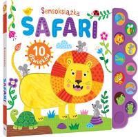Safari. Sensoksiążka dźwiękowa. Autor: Korolkiewicz Elżbieta. Dobreksiazki.pl Okładka książki Safari. Sensoksiążka dźwiękowa