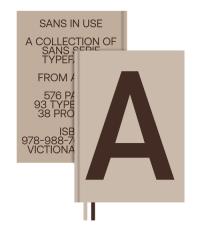 Sans In Use A Collection of Sans Serif Typefaces. Wydawca: Victionary. Dobreksiazki.pl Opakowanie Sans In Use A Collection of Sans Serif Typefaces